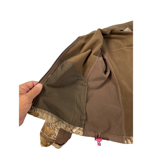 Realtree Womens Xtra Camo Full Zip Jacket With Pink Logo Size L SKU 9298 - Picture 10 of 14